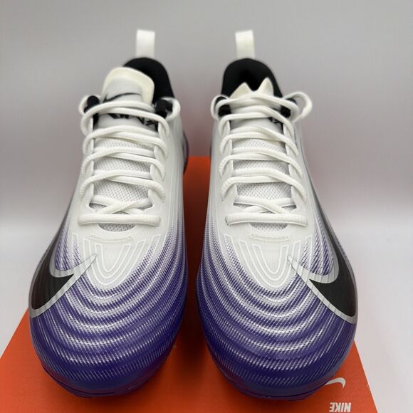 Nike Men Sz 8 Vapor Speed 3 TB Football Cleats White/Court Purple HM8849-101 New